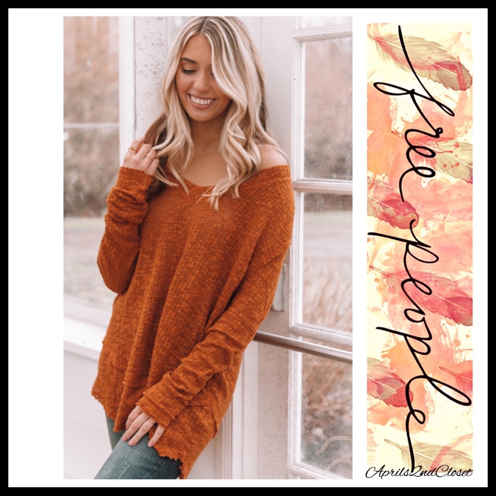 FREE PEOPLE PULLOVER LONG SLEEVES TUNIC TOP A2C - Picture 5 of 16